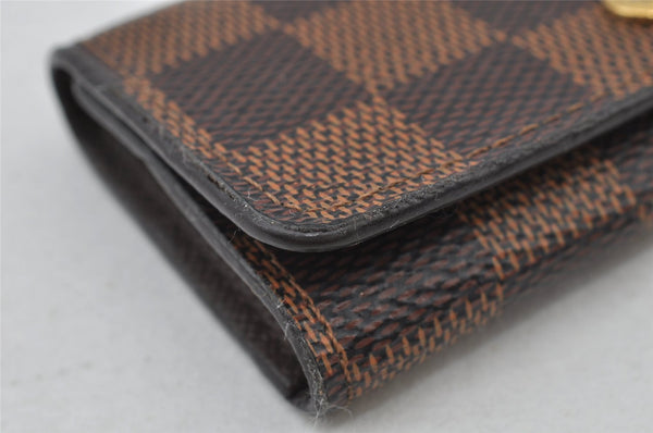 Authentic Louis Vuitton Damier Multicles 4 Key Case Holder N62631 LV 2246J