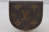 Authentic Louis Vuitton Monogram Porte Monnaie Cuvette M61960 Coin Purse 2247J