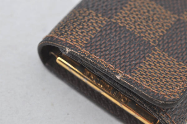 Authentic Louis Vuitton Damier Multicles 4 Key Case Holder N62631 LV 2248J