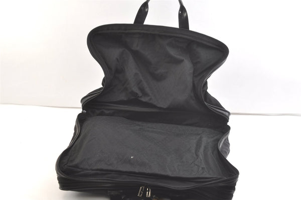 Authentic GUCCI Vintage Briefcase Business Bag Nylon Enamel Black 2248K