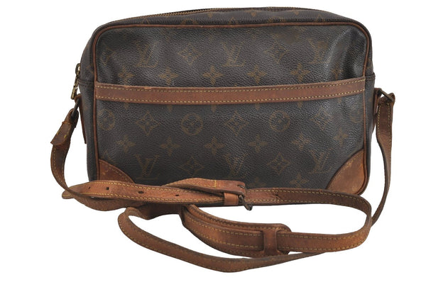 Authentic Louis Vuitton Monogram Trocadero 27 Shoulder Bag M51274 Junk 2250J