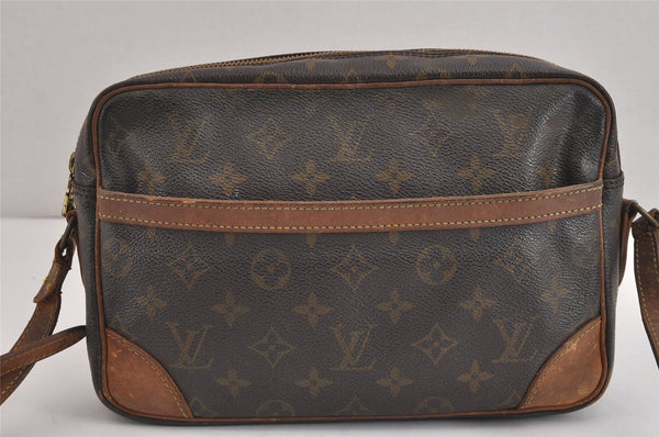 Authentic Louis Vuitton Monogram Trocadero 27 Shoulder Bag M51274 Junk 2250J