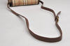 Authentic Burberrys Nova Check Shoulder Cross Body Bag PVC Leather Beige 2250K