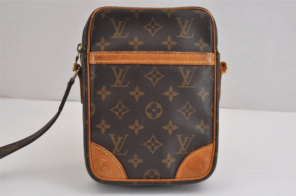 Authentic Louis Vuitton Monogram Danube Shoulder Cross Bag M45266 Junk 2251J