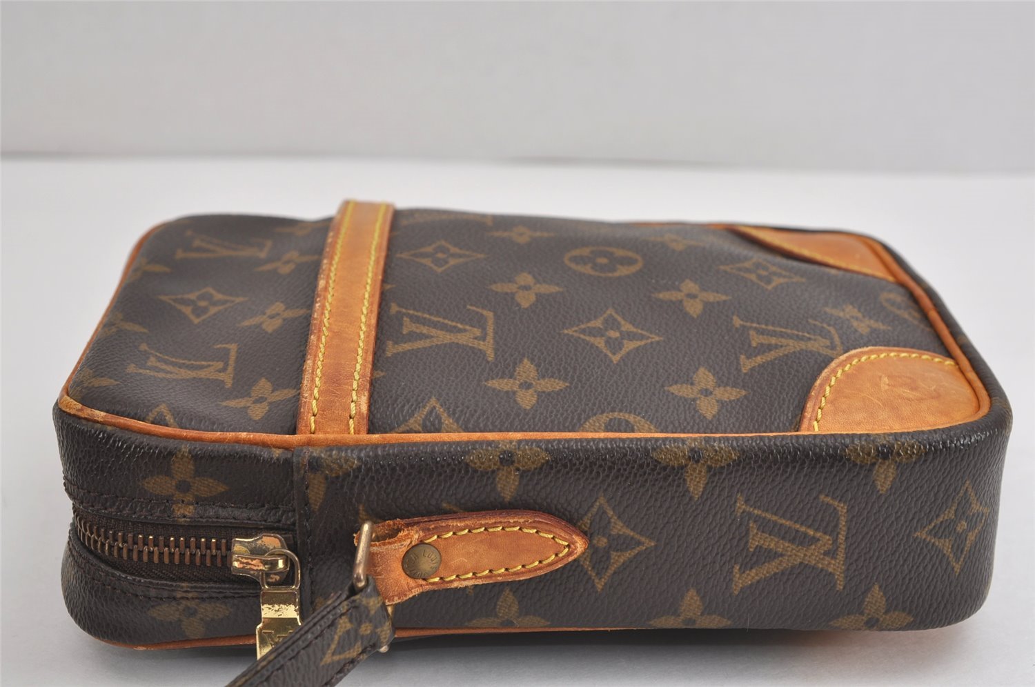 Authentic Louis Vuitton Monogram Danube Shoulder Cross Bag M45266 Junk 2251J