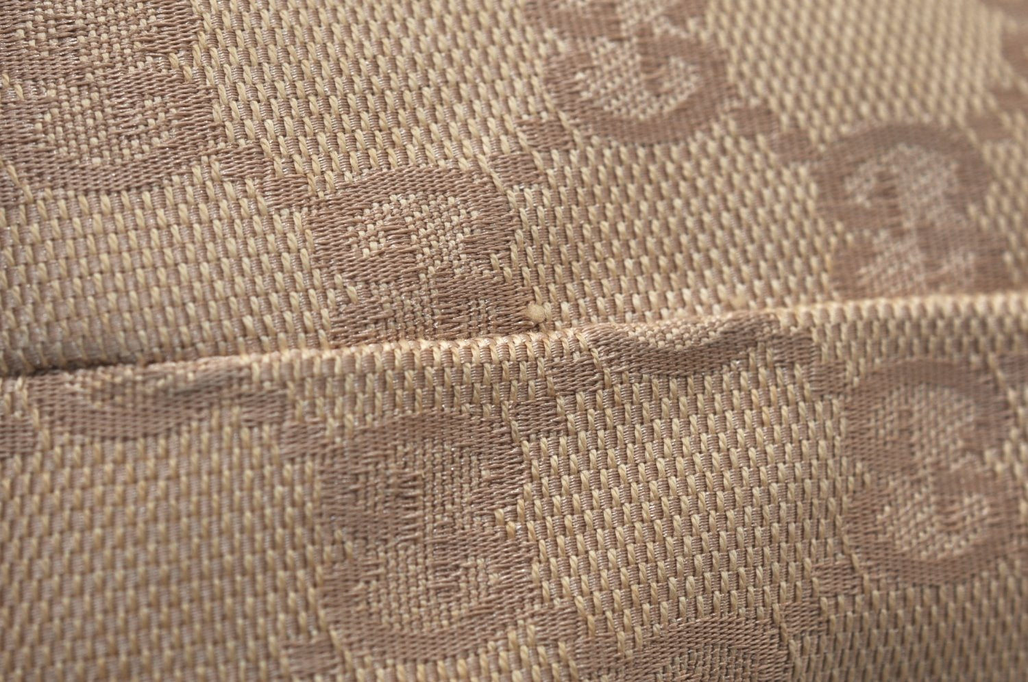 Authentic GUCCI Shoulder Hand Tote Bag GG Canvas Leather 31243 Beige 2252J