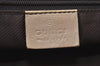 Authentic GUCCI Shoulder Hand Tote Bag GG Canvas Leather 31243 Beige 2252J