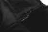Authentic FENDI Vintage Shoulder Bag Purse Unborn Calf Leather Black 2253I