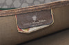 Authentic GUCCI Web Sherry Line Shoulder Tote Bag GG PVC Leather Brown 2253J