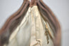 Authentic GUCCI Web Sherry Line Shoulder Bag Purse GG PVC Leather Brown 2254J