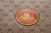 Authentic GUCCI Micro GG PVC Leather Clutch Hand Bag Purse Brown Junk 2256J