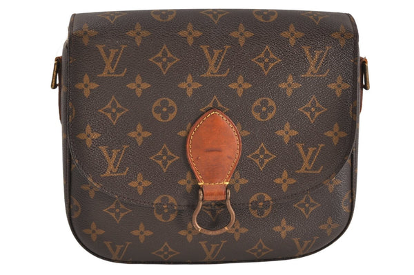 Authentic Louis Vuitton Monogram Saint Cloud GM M51242 Shoulder Bag Junk 2257J