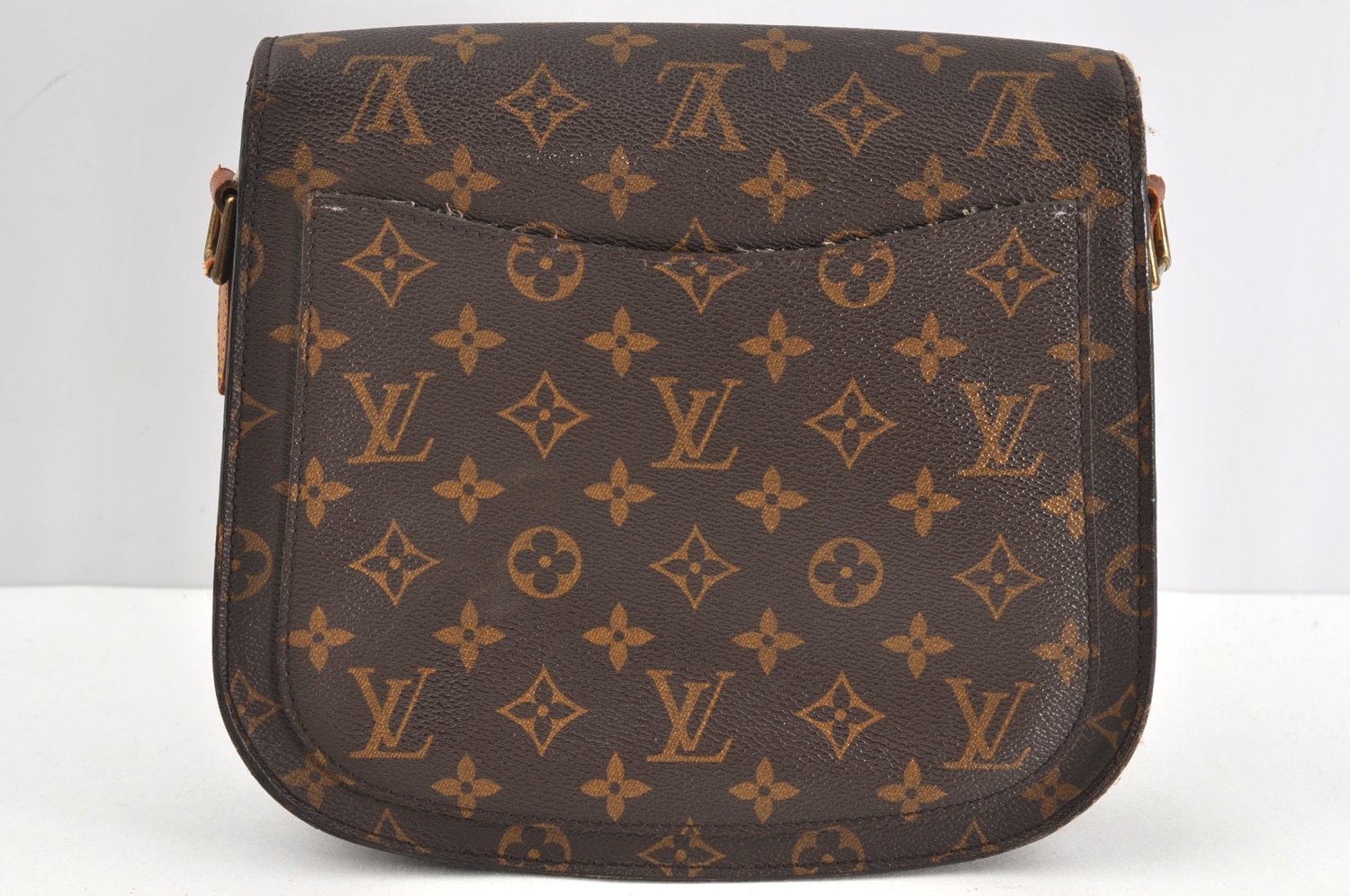 Authentic Louis Vuitton Monogram Saint Cloud GM M51242 Shoulder Bag Junk 2257J