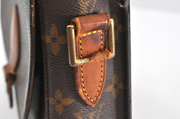 Authentic Louis Vuitton Monogram Saint Cloud GM M51242 Shoulder Bag Junk 2257J