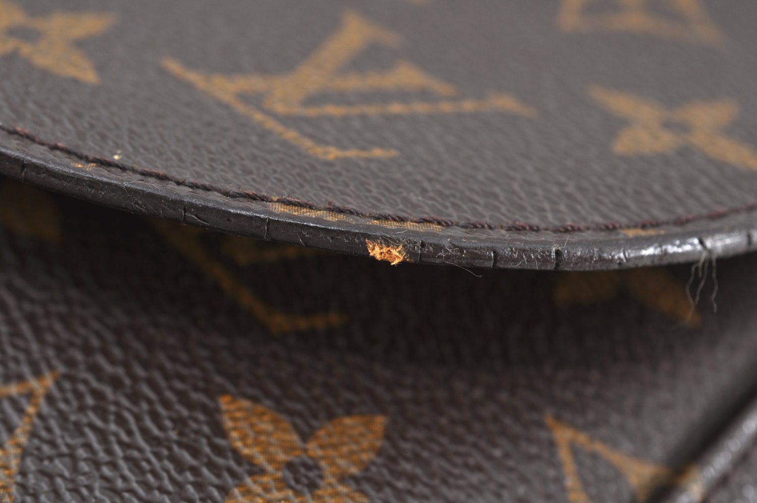 Authentic Louis Vuitton Monogram Saint Cloud GM M51242 Shoulder Bag Junk 2257J