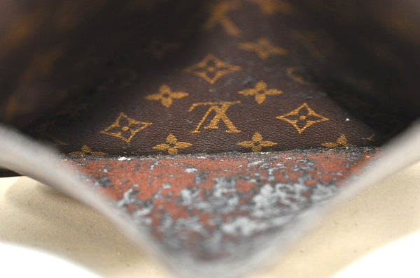 Authentic Louis Vuitton Monogram Saint Cloud GM M51242 Shoulder Bag Junk 2257J