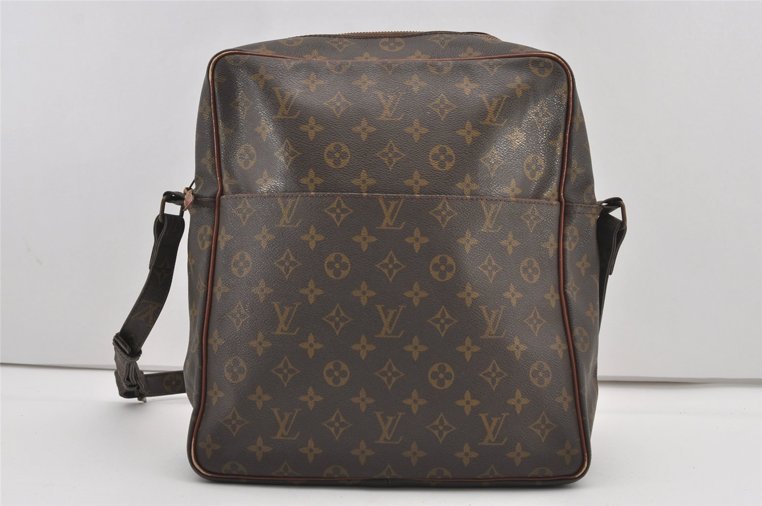Authentic Louis Vuitton Monogram Marceau Shoulder Cross Body Bag Old Model 2258J