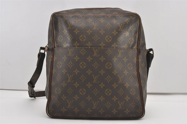 Authentic Louis Vuitton Monogram Marceau Shoulder Cross Body Bag Old Model 2258J