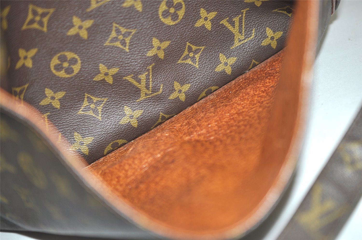 Authentic Louis Vuitton Monogram Marceau Shoulder Cross Body Bag Old Model 2258J