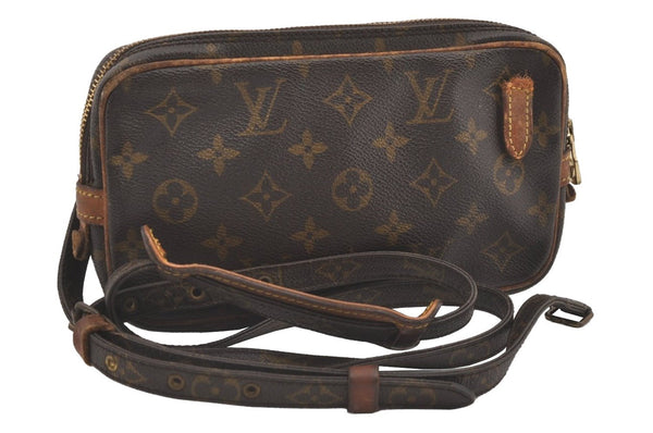 Auth Louis Vuitton Monogram Marly Bandouliere Shoulder Bag M51828 Junk 2259J