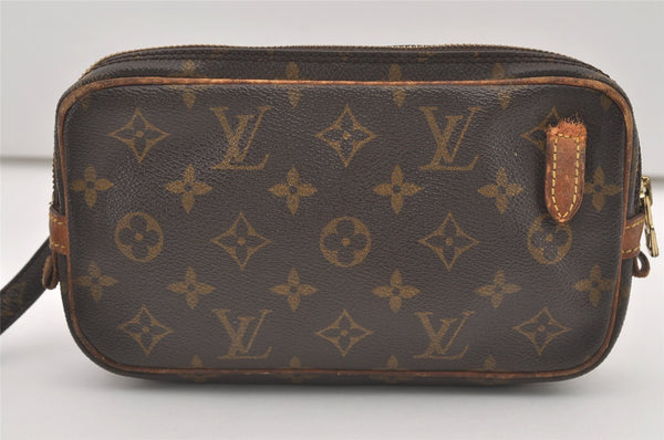 Auth Louis Vuitton Monogram Marly Bandouliere Shoulder Bag M51828 Junk 2259J