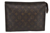 Auth Louis Vuitton Monogram Poche Toilette 26 Cosmetics Pouch Old Model LV 2261J