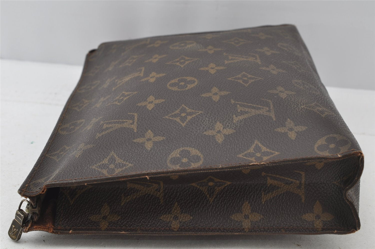 Auth Louis Vuitton Monogram Poche Toilette 26 Cosmetics Pouch Old Model LV 2261J