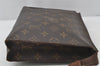 Auth Louis Vuitton Monogram Poche Toilette 26 Cosmetics Pouch Old Model LV 2261J