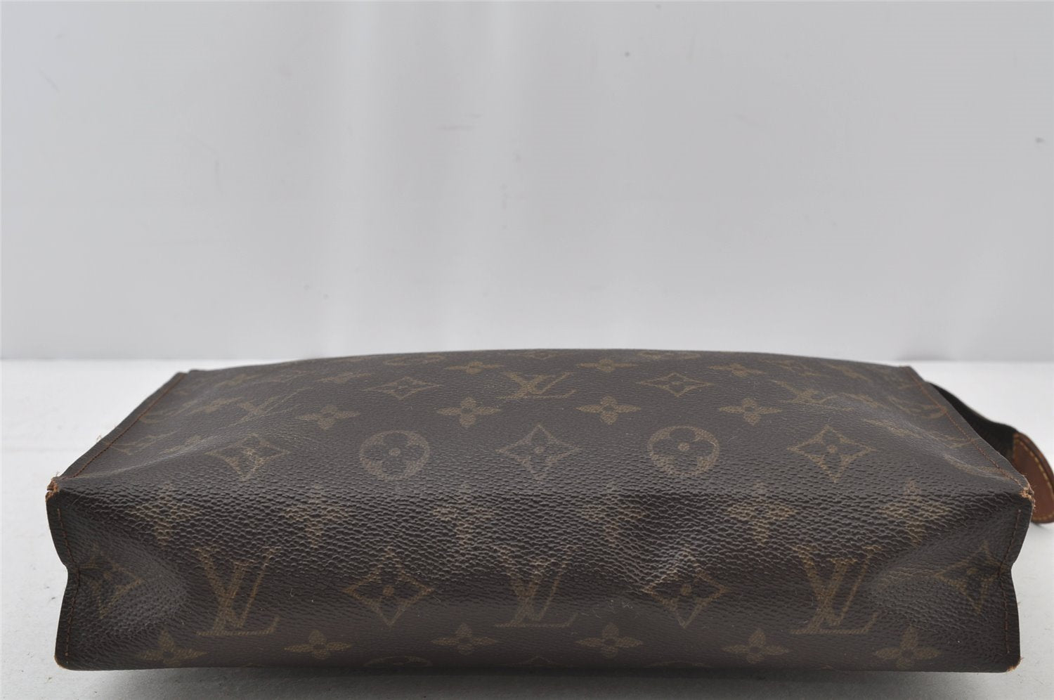 Auth Louis Vuitton Monogram Poche Toilette 26 Cosmetics Pouch Old Model LV 2261J
