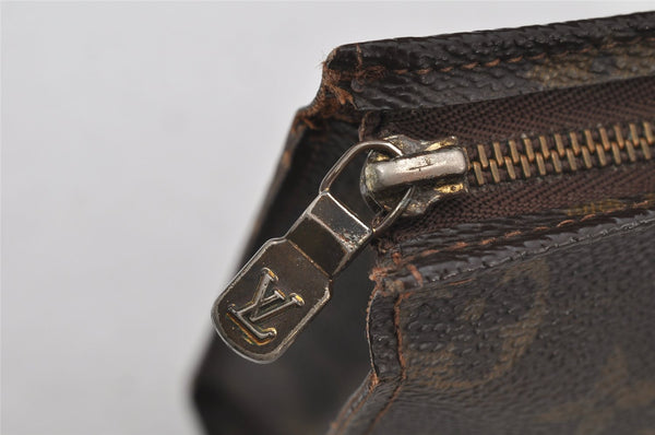 Auth Louis Vuitton Monogram Poche Toilette 26 Cosmetics Pouch Old Model LV 2261J