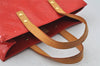 Authentic Louis Vuitton Vernis Reade PM Hand Bag Red M91088 LV 2262J