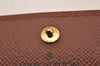 Authentic Louis Vuitton Monogram Porte Monnaie Plat Coin Purse M61930 LV 2263I