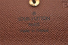 Authentic Louis Vuitton Monogram Porte Monnaie Plat Coin Purse M61930 LV 2263I