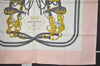 Authentic HERMES Carre 90 Scarf "BRIDES de GALA par" Silk Pink 2264J