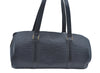 Authentic Louis Vuitton Epi Soufflot Black Hand Bag M52222 LV 2266J