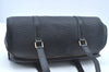 Authentic Louis Vuitton Epi Soufflot Black Hand Bag M52222 LV 2266J