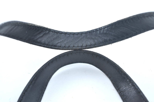 Authentic Louis Vuitton Epi Soufflot Black Hand Bag M52222 LV 2266J