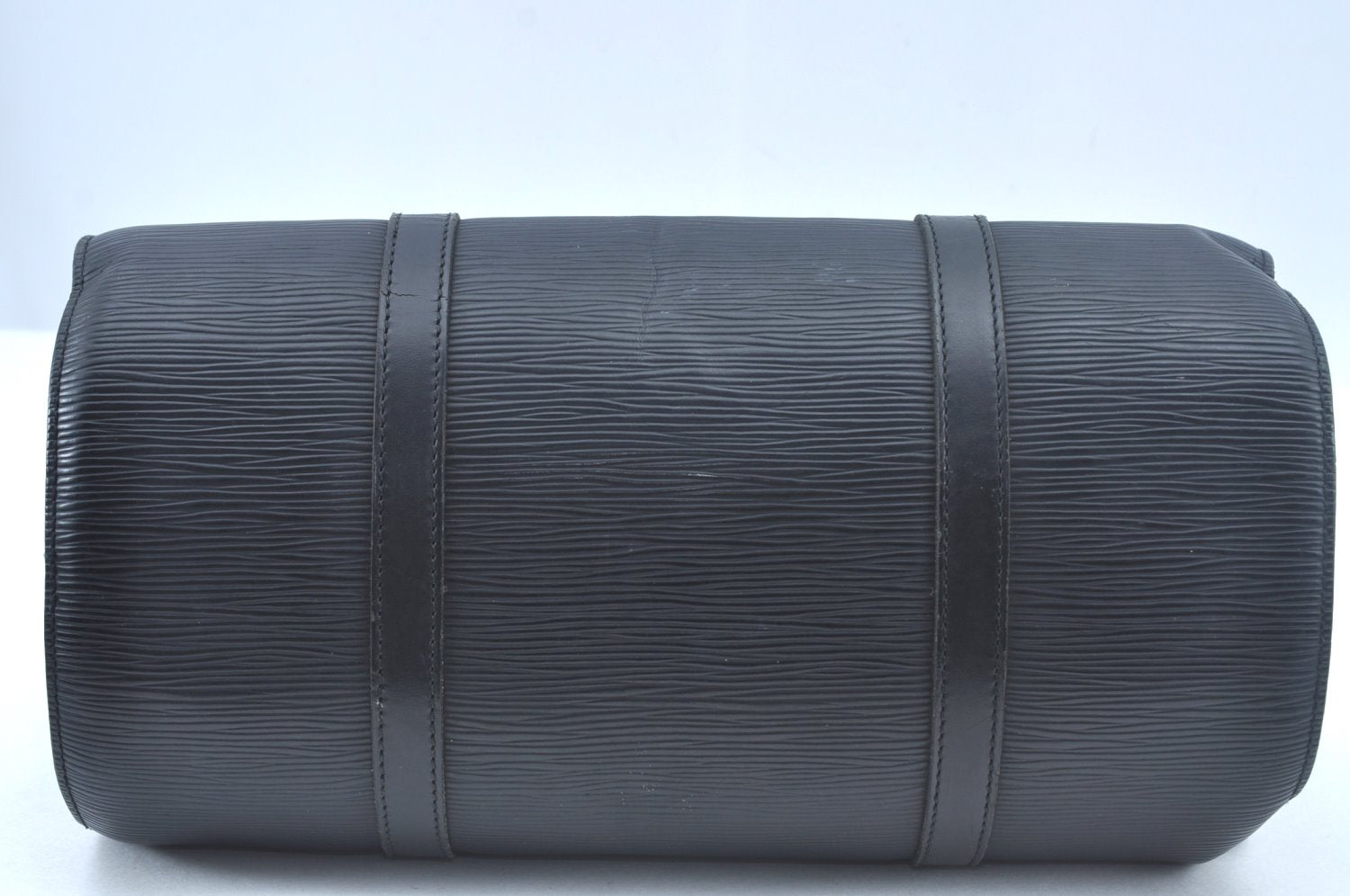 Authentic Louis Vuitton Epi Soufflot Black Hand Bag M52222 LV 2266J