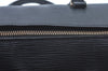 Authentic Louis Vuitton Epi Soufflot Black Hand Bag M52222 LV 2266J