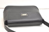 Authentic BURBERRY Vintage Leather Shoulder Hand Bag Purse Black 2266K