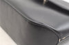 Authentic BURBERRY Vintage Leather Shoulder Hand Bag Purse Black 2266K