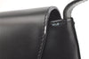 Authentic BURBERRY Vintage Leather Shoulder Hand Bag Purse Black 2266K