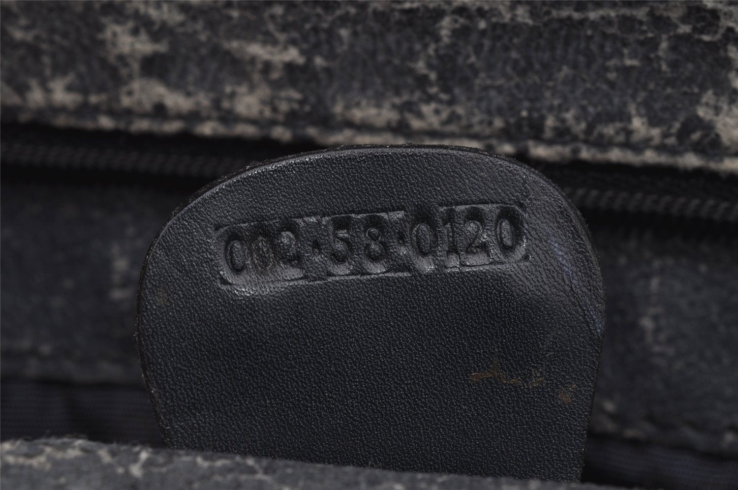 Authentic GUCCI Vintage Micro GG PVC Leather Shoulder Tote Bag Navy Blue 2267I