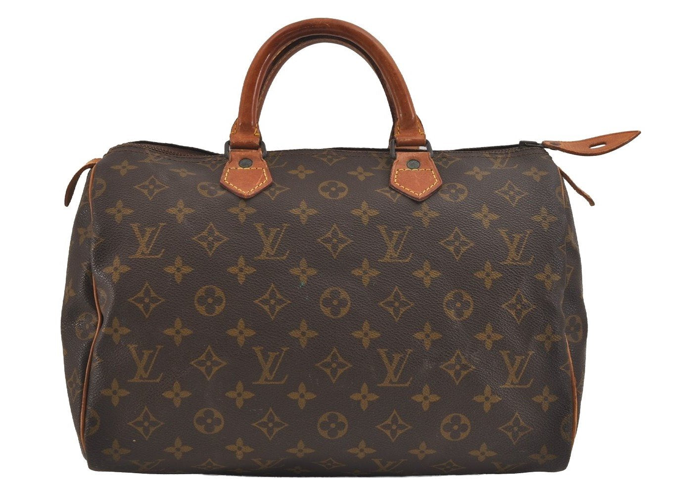 Authentic Louis Vuitton Monogram Speedy 30 Hand Boston Bag Old Model LV 2267J