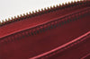 Authentic Louis Vuitton Vernis Zippy Wallet Long Purse Red M91981 LV 2268I