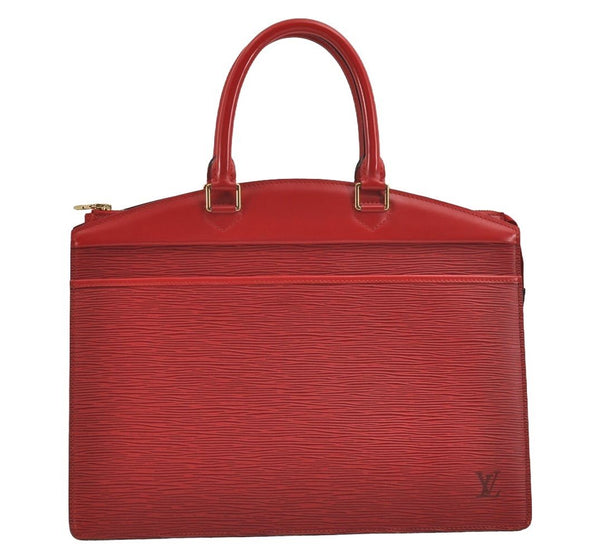 Authentic Louis Vuitton Epi Riviera Hand Bag Red M48187 LV 2268J