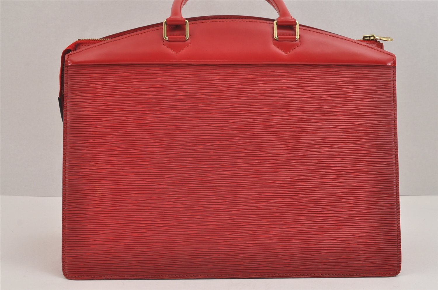 Authentic Louis Vuitton Epi Riviera Hand Bag Red M48187 LV 2268J