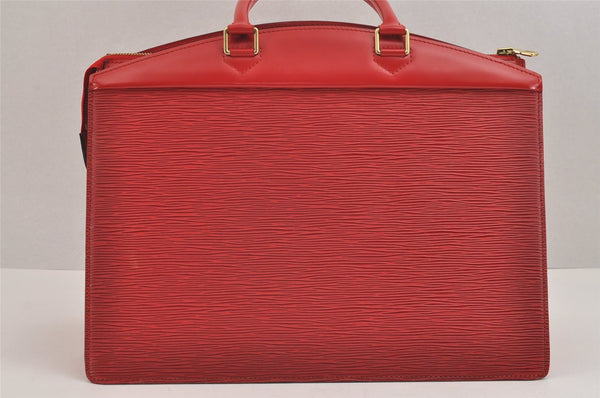 Authentic Louis Vuitton Epi Riviera Hand Bag Red M48187 LV 2268J