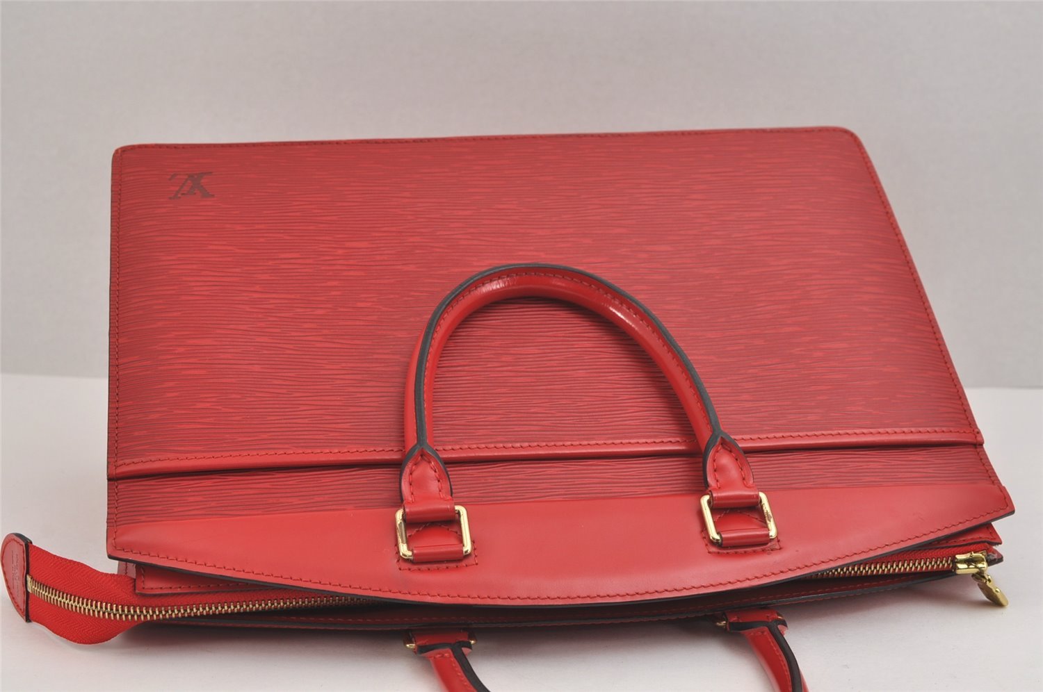 Authentic Louis Vuitton Epi Riviera Hand Bag Red M48187 LV 2268J
