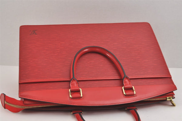 Authentic Louis Vuitton Epi Riviera Hand Bag Red M48187 LV 2268J